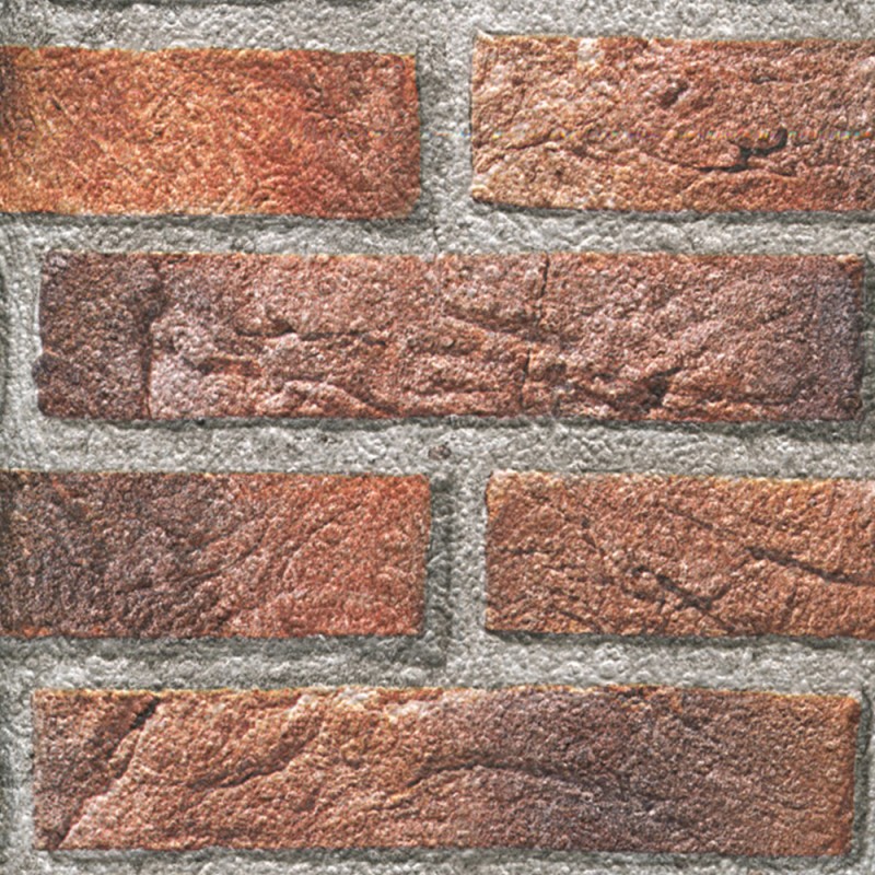 Carta da parati finto muro mattoni - Arredamento low cost made in italy