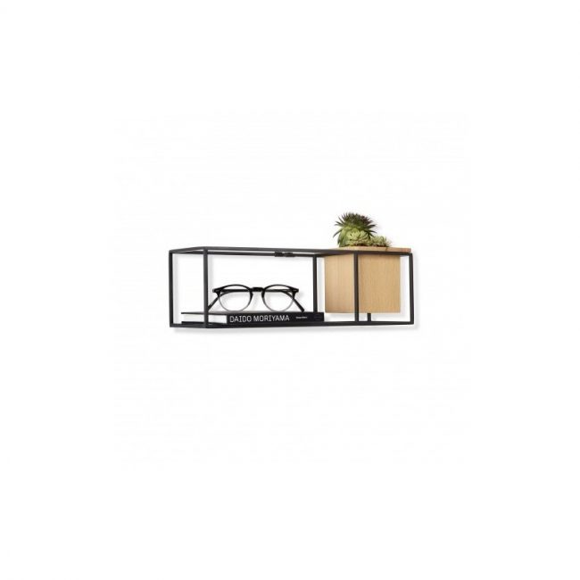 Mensola Forma C plexiglass comodino 30x25x15 - Arredamento low cost made in  italy