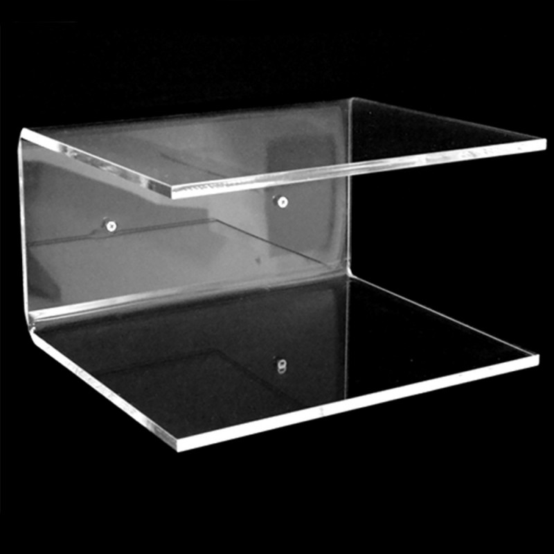 Mensola Forma C plexiglass comodino 30x25x15