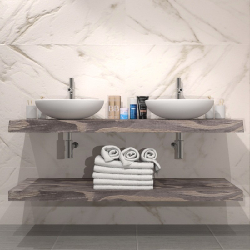 Mensola piano per lavabo da appoggio, Mensole da bagno XLAB Design