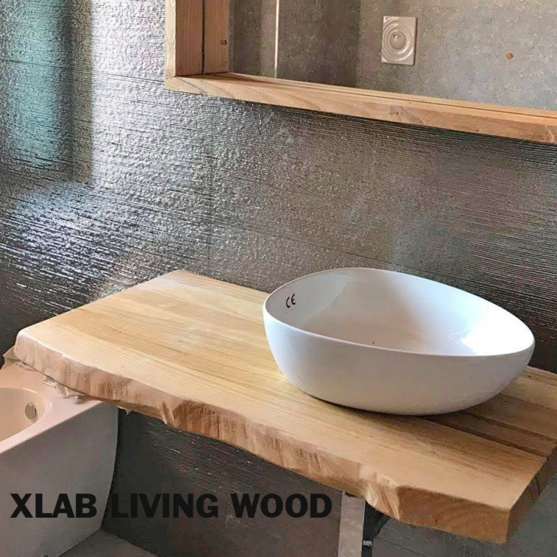 Mobili arredo bagno in legno massello - su misura - XLAB Design   Arredamento bagno rustico, Idee bagno rustico, Arredamento bagno